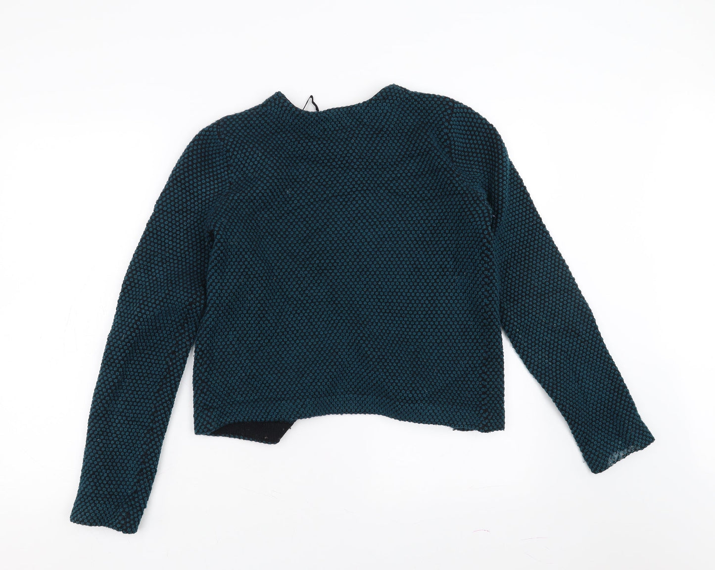 ASOS Womens Green Geometric  Cardigan Jumper Size S