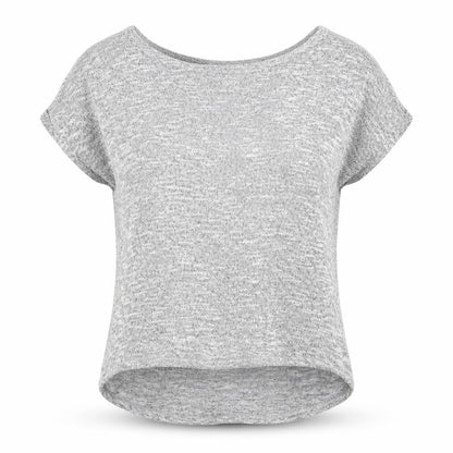 New Look Womens Grey   Pullover Jumper Size 8  - cold Shoulder