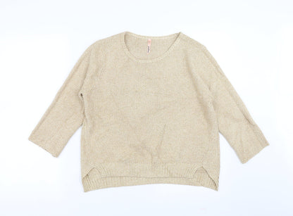 SWEEWE Womens Gold   Pullover Jumper Size M