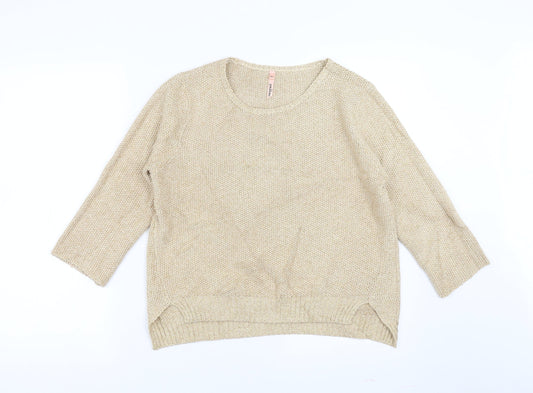 SWEEWE Womens Gold   Pullover Jumper Size M