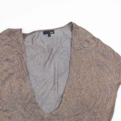 Next Womens Brown   Pullover Jumper Size L  - bronze colour