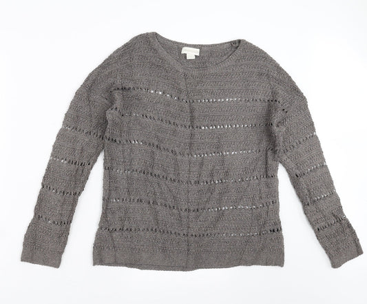 Monsoon Womens Grey   Pullover Jumper Size 10