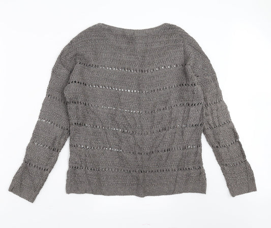 Monsoon Womens Grey   Pullover Jumper Size 10