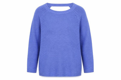 Preworn Womens Blue  Knit Pullover Jumper Size M