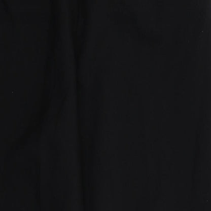 Womens UK Size 18 Preworn Regular Fit  Black Trousers