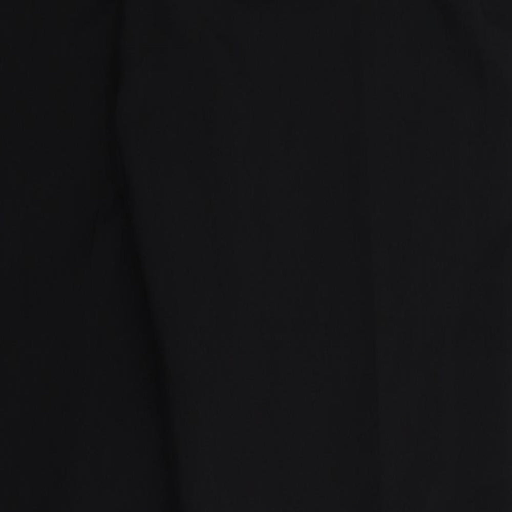 Womens UK Size 18 Preworn Regular Fit  Black Trousers