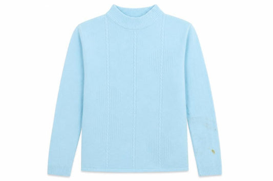 Reflect Womens Blue  Knit Pullover Jumper Size L