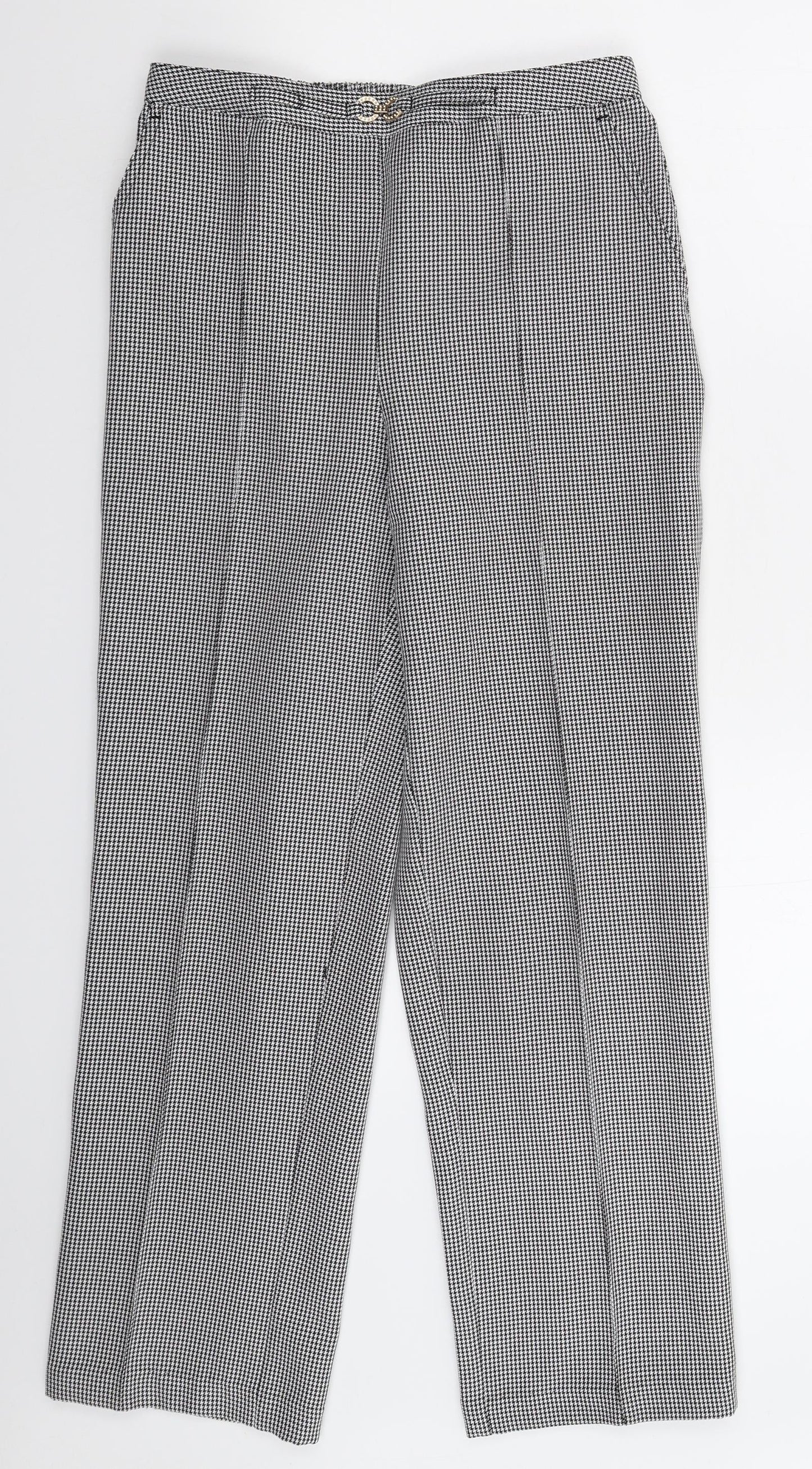 Womens UK Size 10 Damart Regular Fit  Multicoloured Trousers
