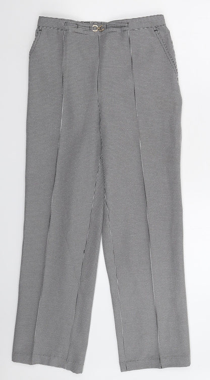 Womens UK Size 10 Damart Regular Fit  Multicoloured Trousers