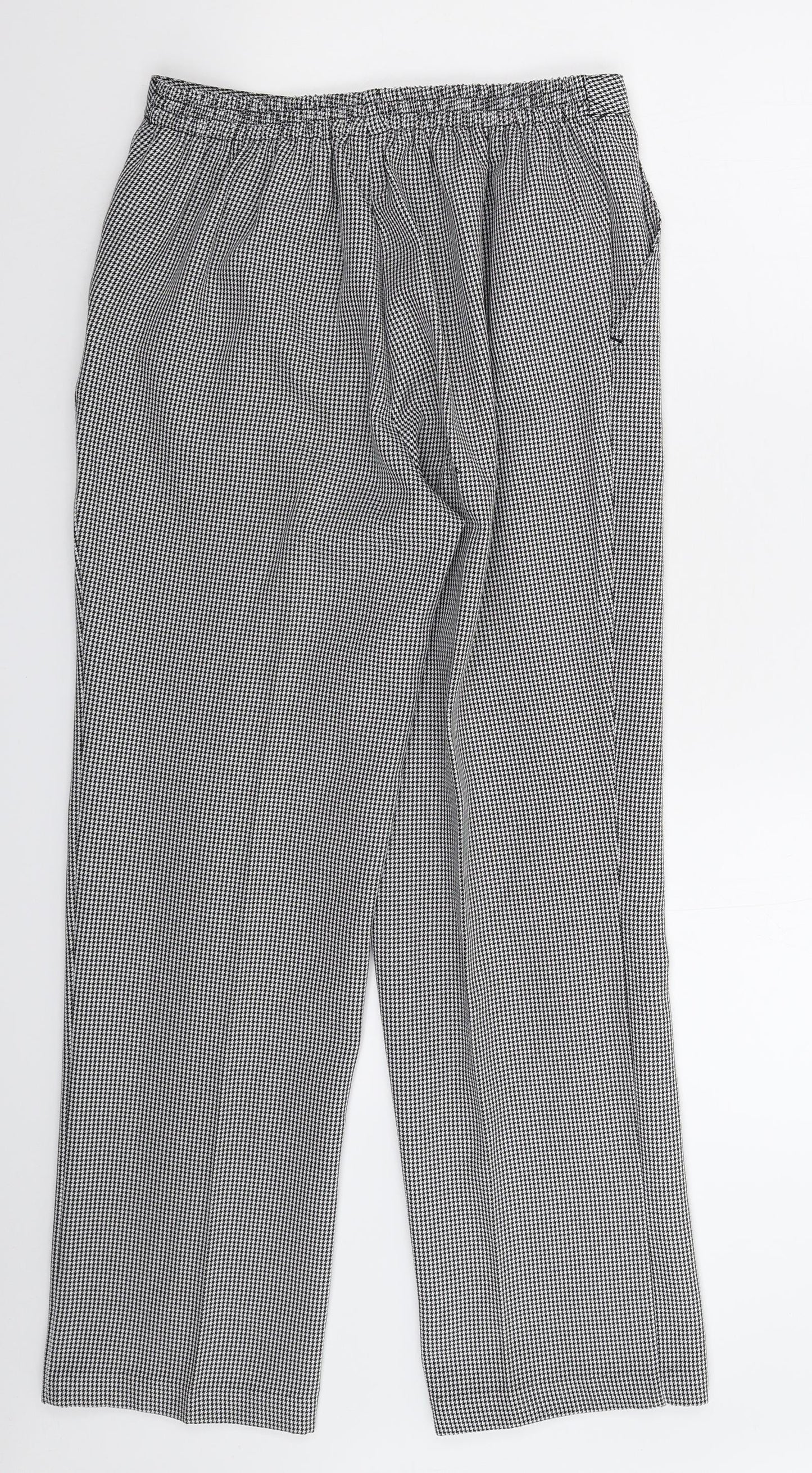 Womens UK Size 10 Damart Regular Fit  Multicoloured Trousers