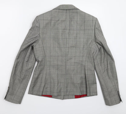 Womens UK Size 10 Preworn Regular Grey Suit Jacket