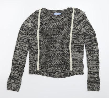 Aphorism Womens Grey  Knit Pullover Jumper Size M