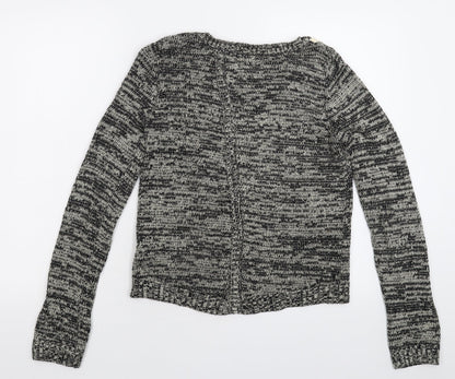 Aphorism Womens Grey  Knit Pullover Jumper Size M