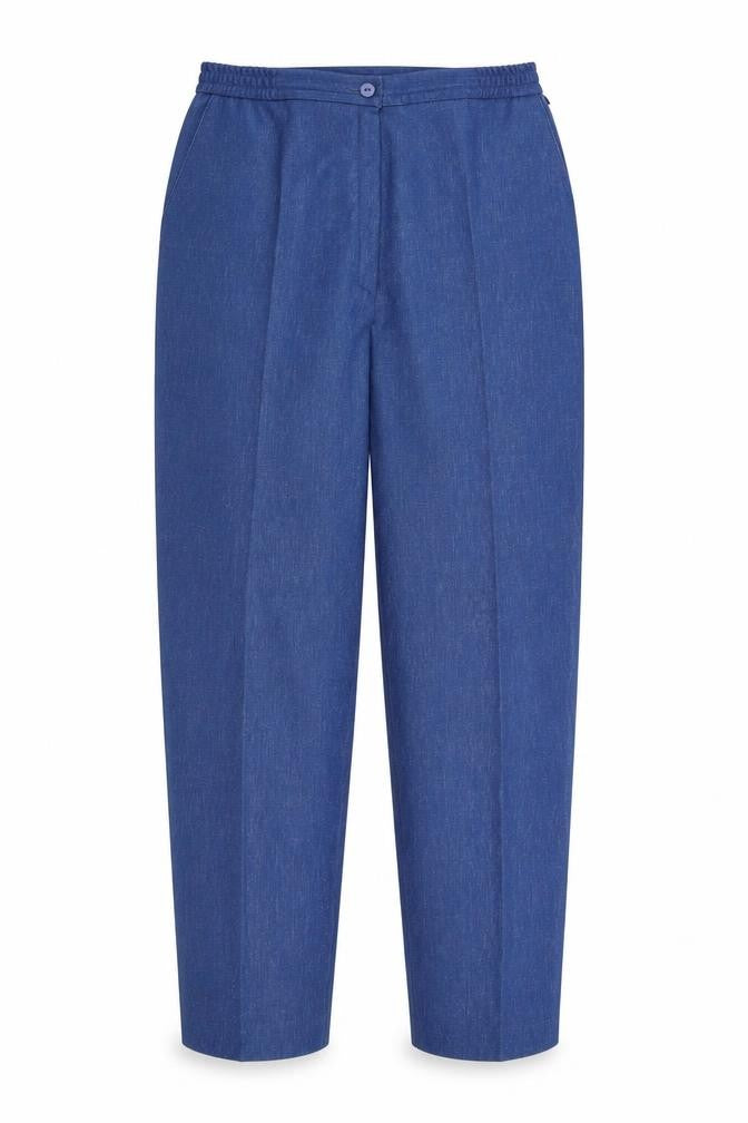 Womens UK Size 30 in Preworn Slim Fit  Blue Trousers