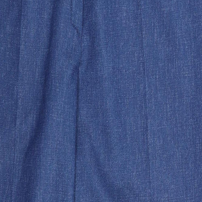 Womens UK Size 30 in Preworn Slim Fit  Blue Trousers