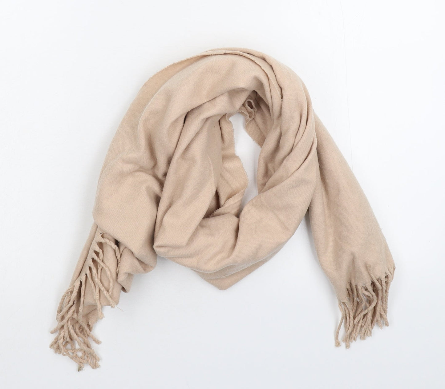 Preworn Womens Beige  Knit  Scarf
