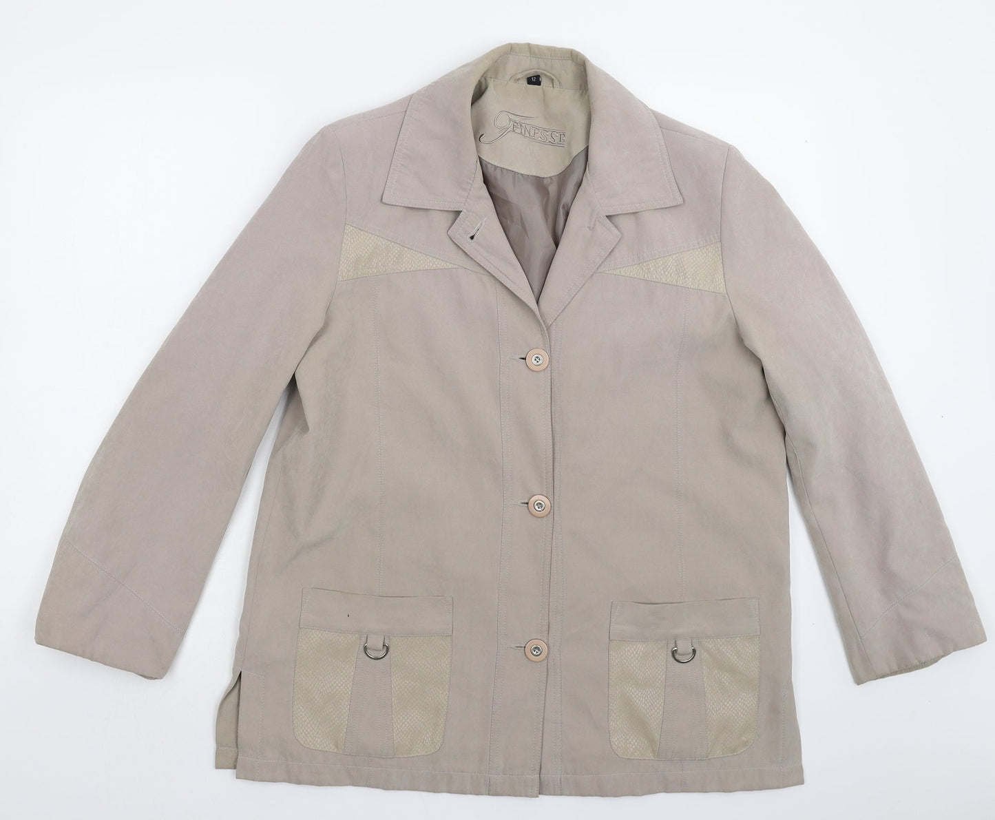 Womens UK Size 12 Finesse Grey Jacket