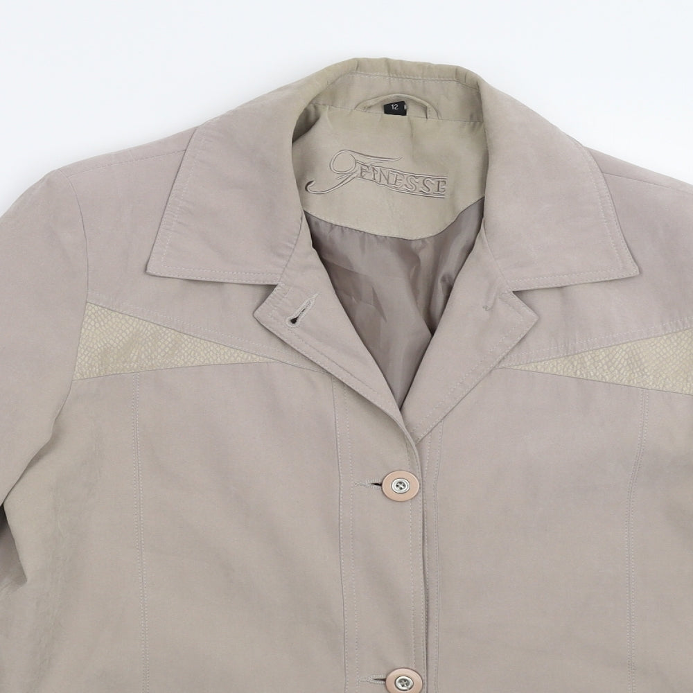 Womens UK Size 12 Finesse Grey Jacket