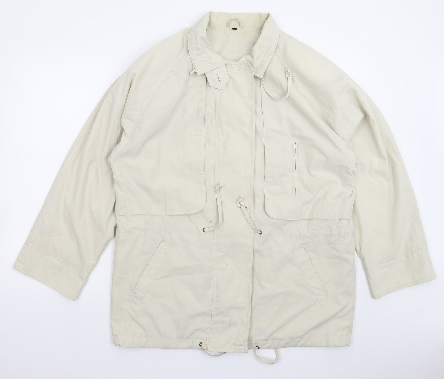 C&A Womens Beige   Jacket Coat Size 12