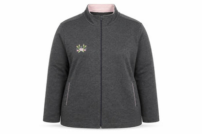 Damart Womens Grey Floral  Jacket  Size 20