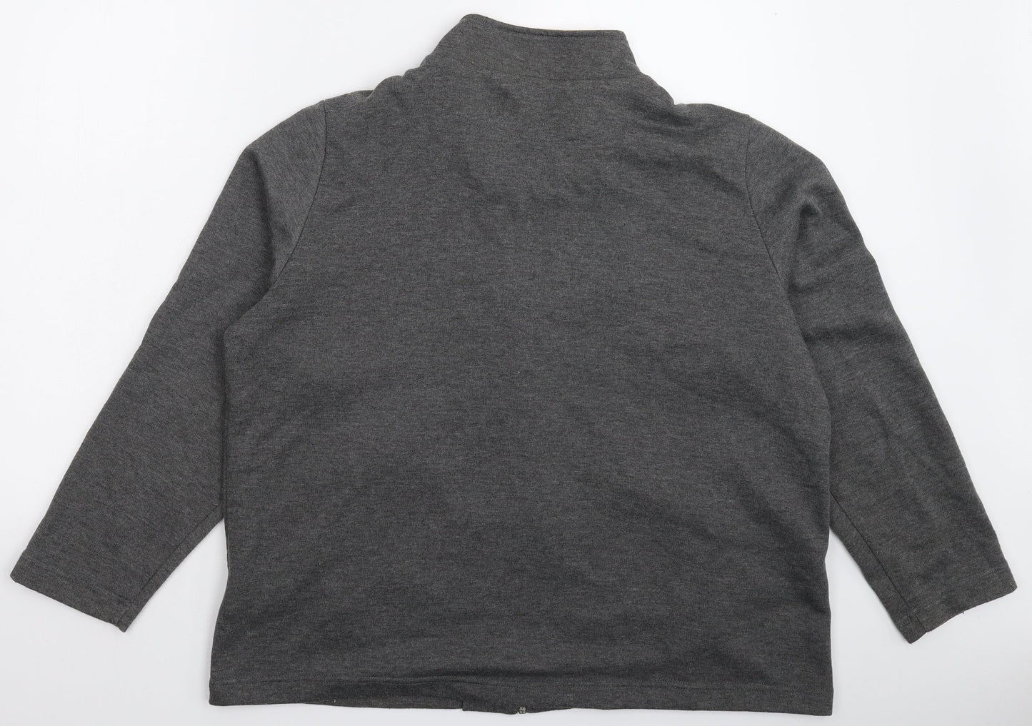 Damart Womens Grey Floral  Jacket  Size 20