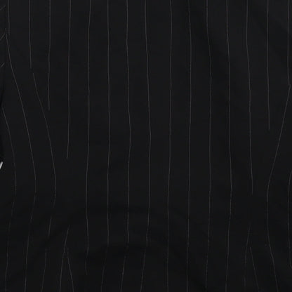 Dorothy Perkins Womens Black Striped  Jacket Suit Jacket Size 14