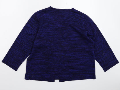 Luxury Knitwear Womens Blue  Knit Cardigan Jumper Size M