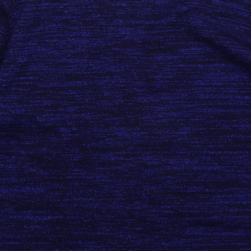 Luxury Knitwear Womens Blue  Knit Cardigan Jumper Size M