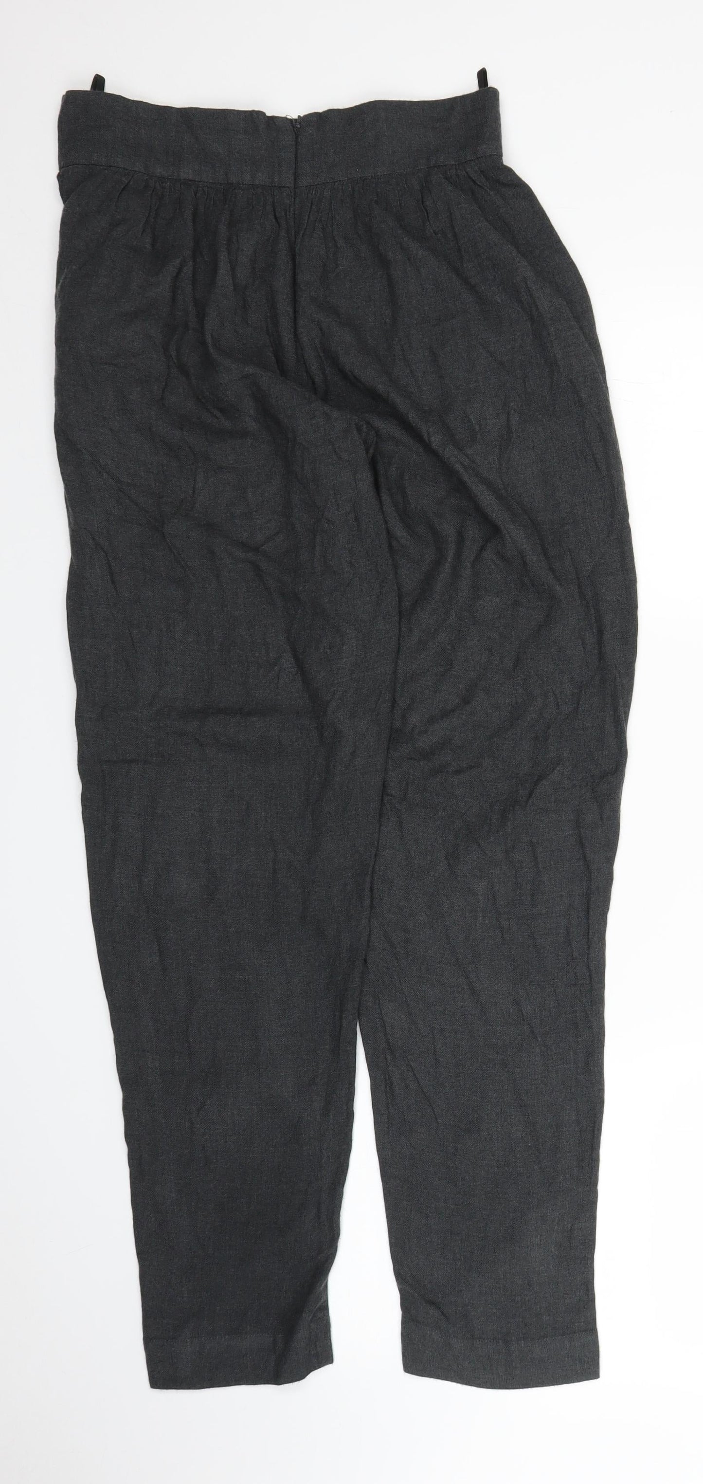 Womens UK Size 12 French Connection Regular Fit Bloomer Grey Trousers