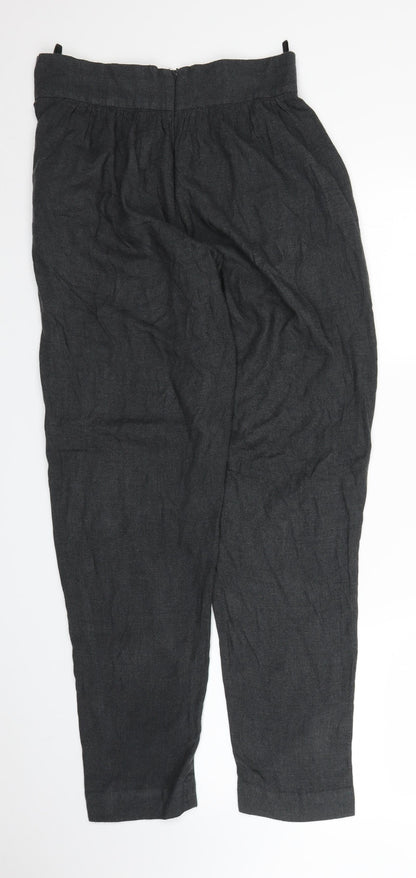 Womens UK Size 12 French Connection Regular Fit Bloomer Grey Trousers