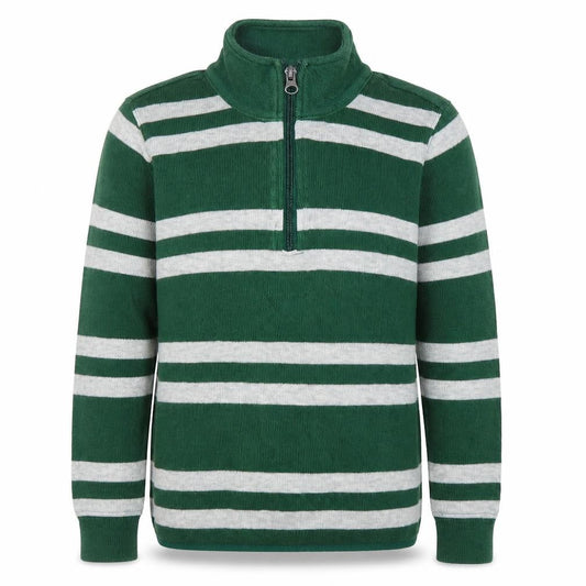 Gap Boys Green Striped  Pullover Jumper Size S