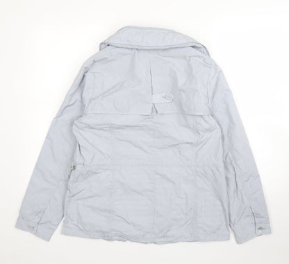 Womens UK Size 14 M&S Blue Overcoat