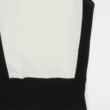 Boohoo Womens Pink Floral  Sheath  Size 10