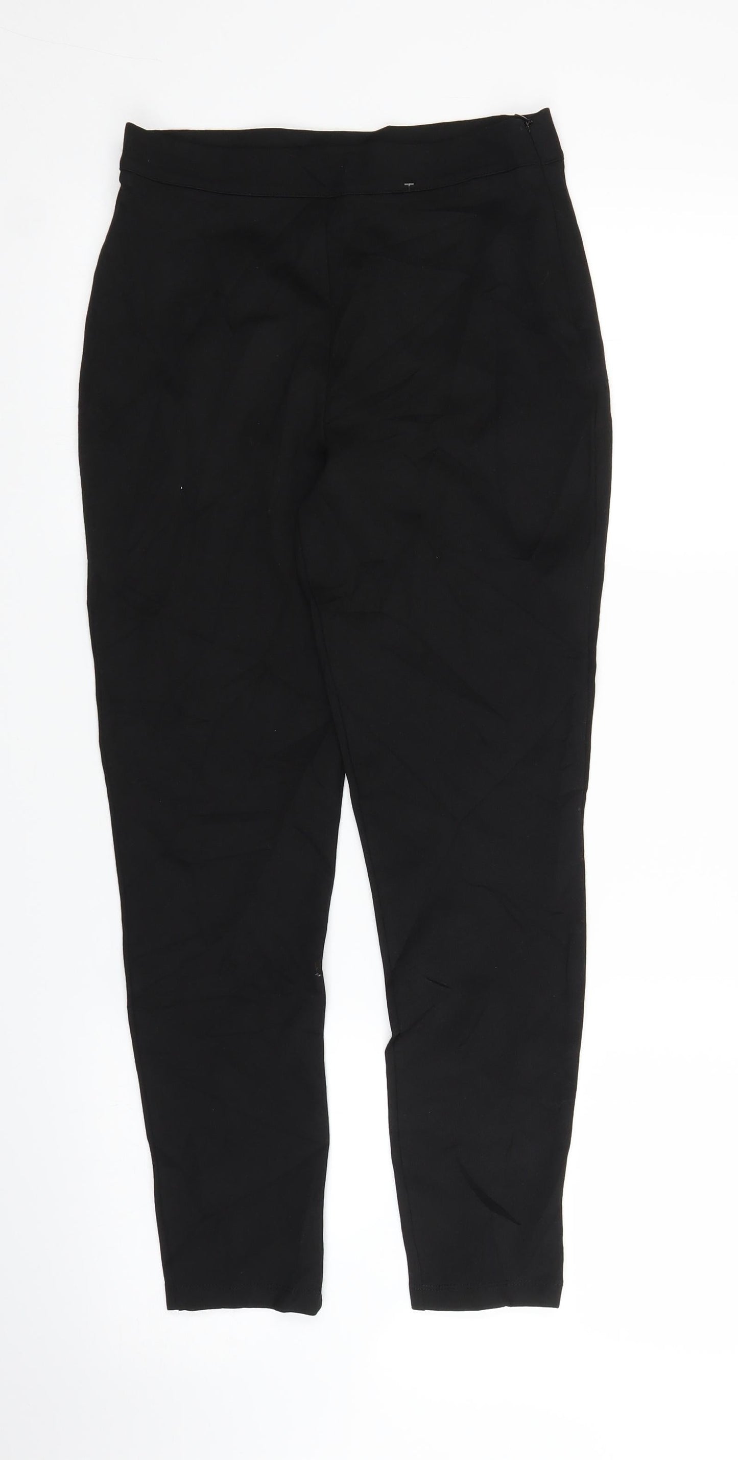 M&S Girls Black   Carrot Trousers Size 11 Years