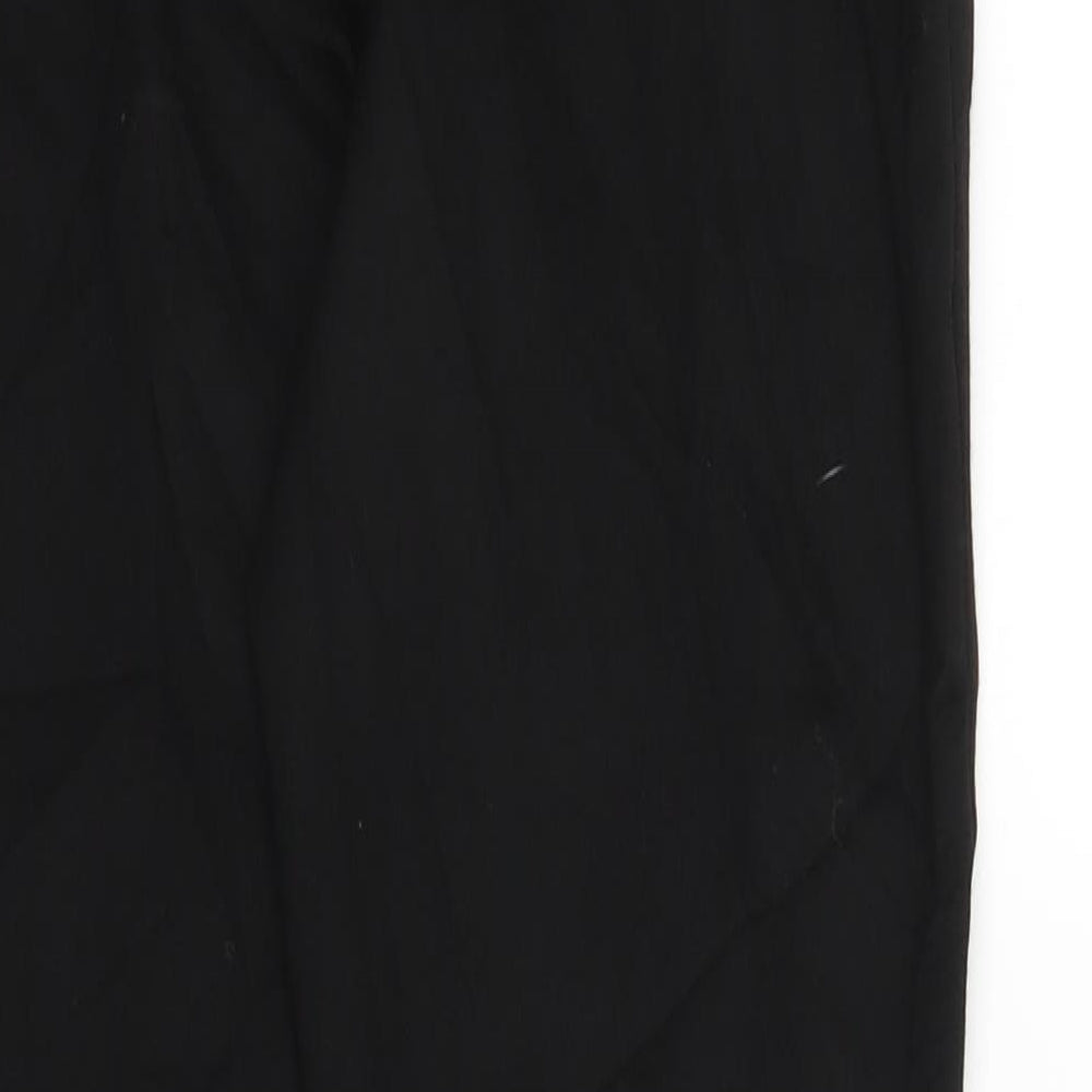 M&S Girls Black   Carrot Trousers Size 11 Years