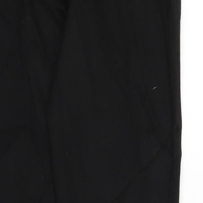 M&S Girls Black   Carrot Trousers Size 11 Years