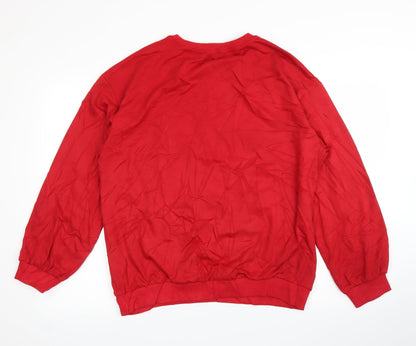 SheIn Mens Red   Pullover Jumper Size L