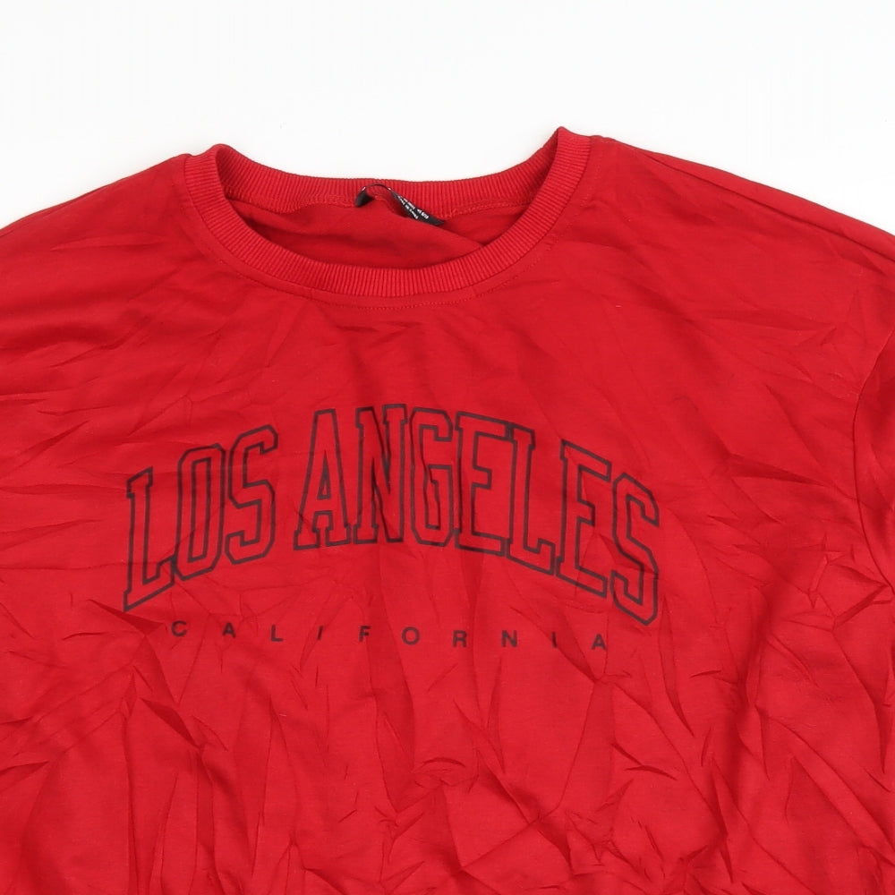 SheIn Mens Red   Pullover Jumper Size L