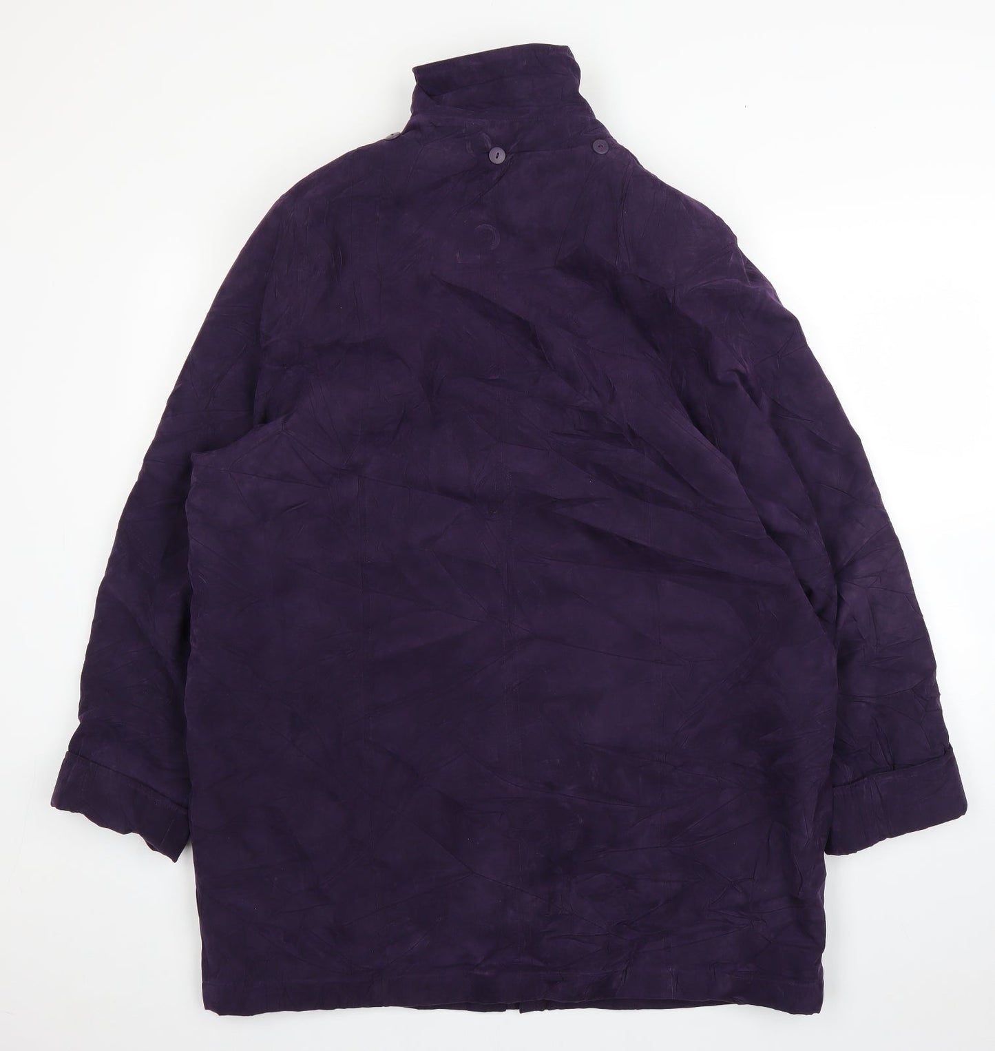 Womens UK Size M Bonmarché Purple Overcoat