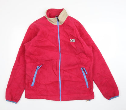 Lowe Womens Pink  Fleece Jacket Coatigan Size L