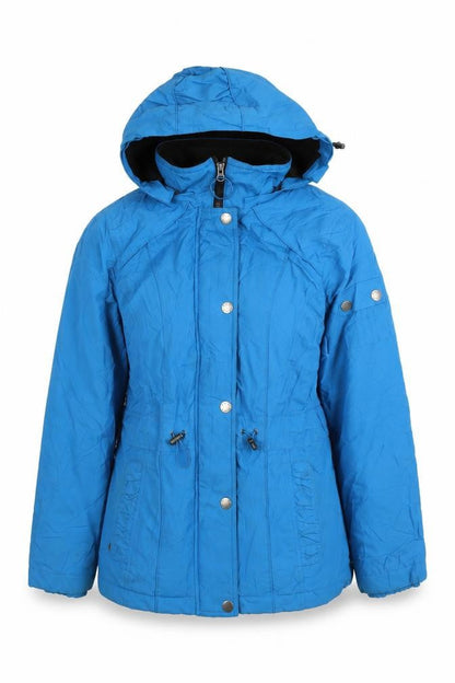 Womens UK Size S Per Una Blue Windbreaker Coat