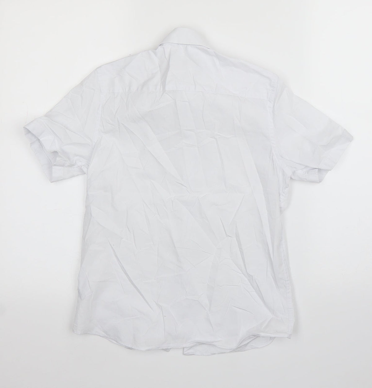 Marks & Spencer Boys White   Basic Button-Up Size 10-11 Years