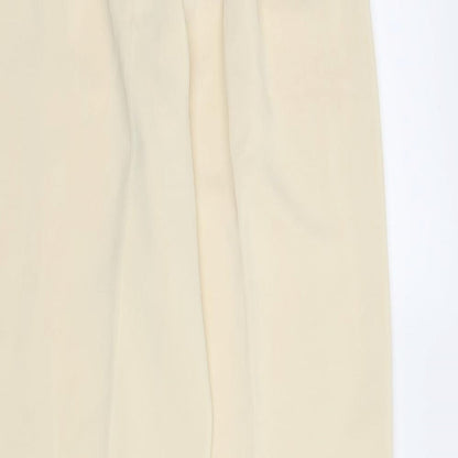 Fashion Plus Womens Beige   Trousers  Size 14 L30 in