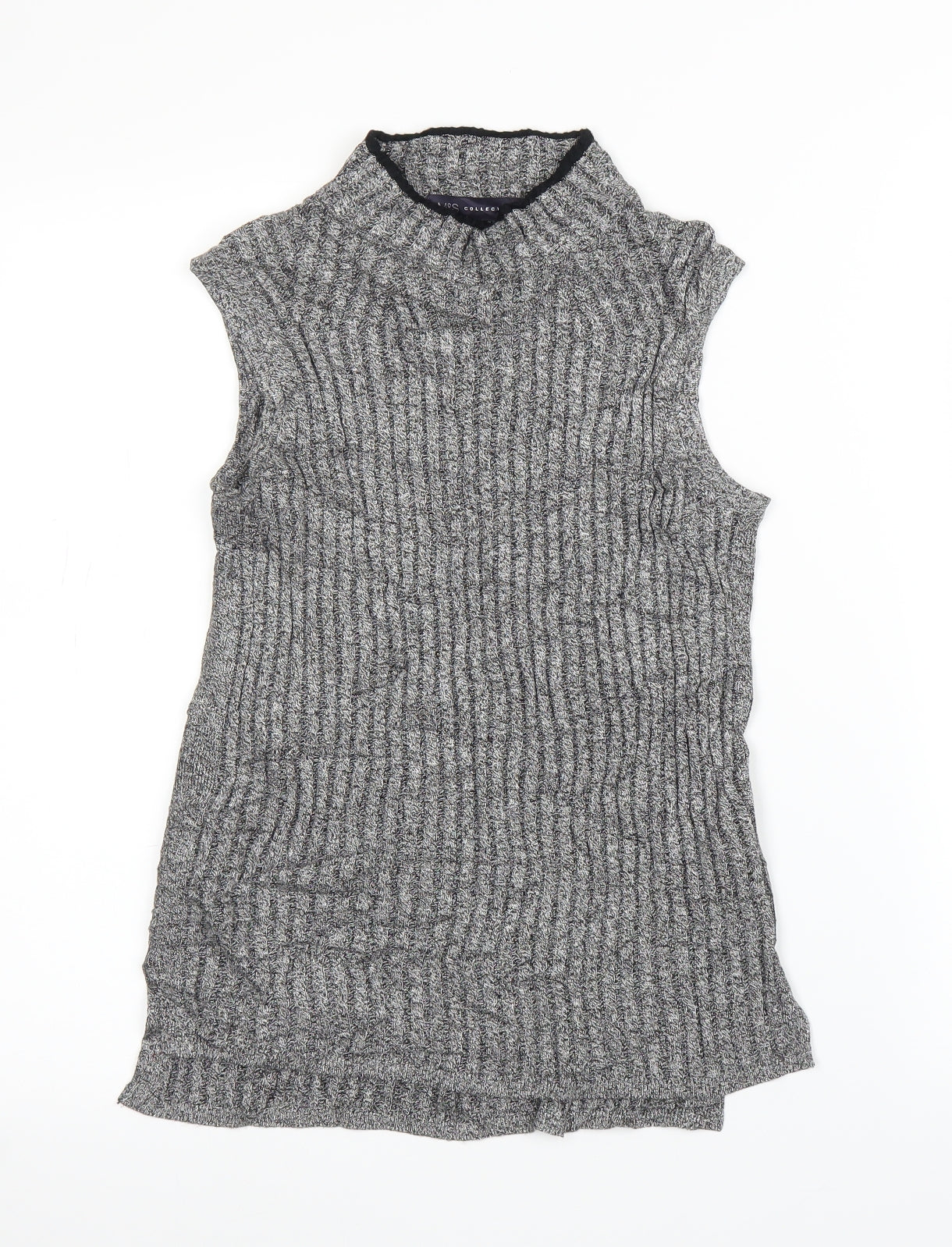 M&S Womens Grey   Basic Blouse Size 8