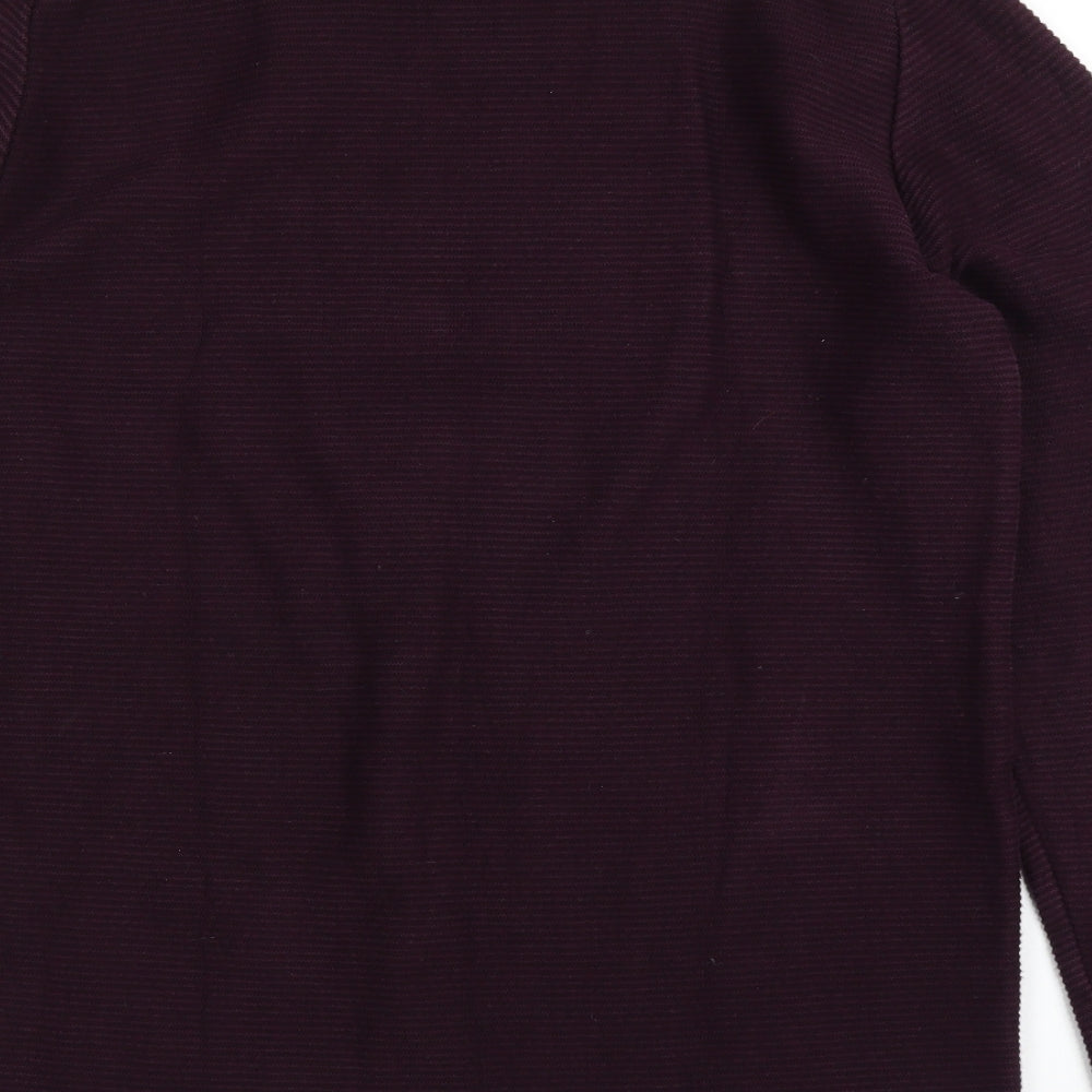 Linea Mens Purple   Pullover Jumper Size M