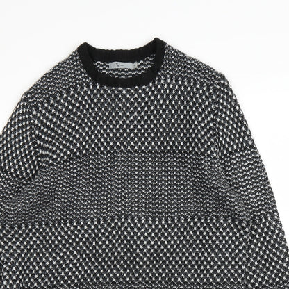 TU Mens Black   Pullover Jumper Size M