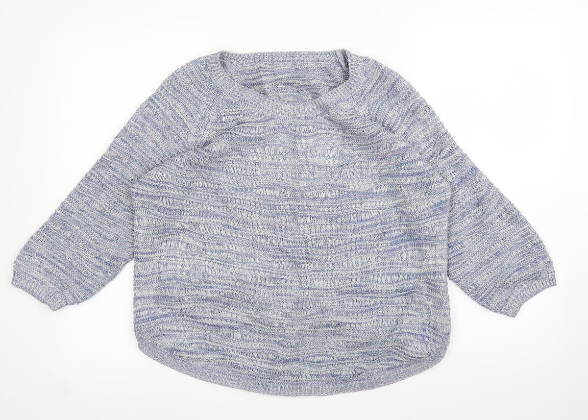 Marks & Spencer Womens Blue   Pullover Jumper Size 10
