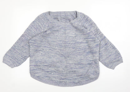 Marks & Spencer Womens Blue   Pullover Jumper Size 10
