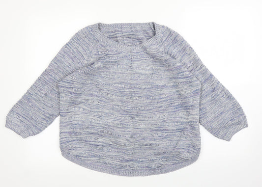 Marks & Spencer Womens Blue   Pullover Jumper Size 10