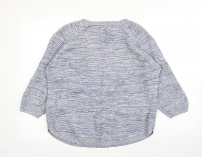 Marks & Spencer Womens Blue   Pullover Jumper Size 10